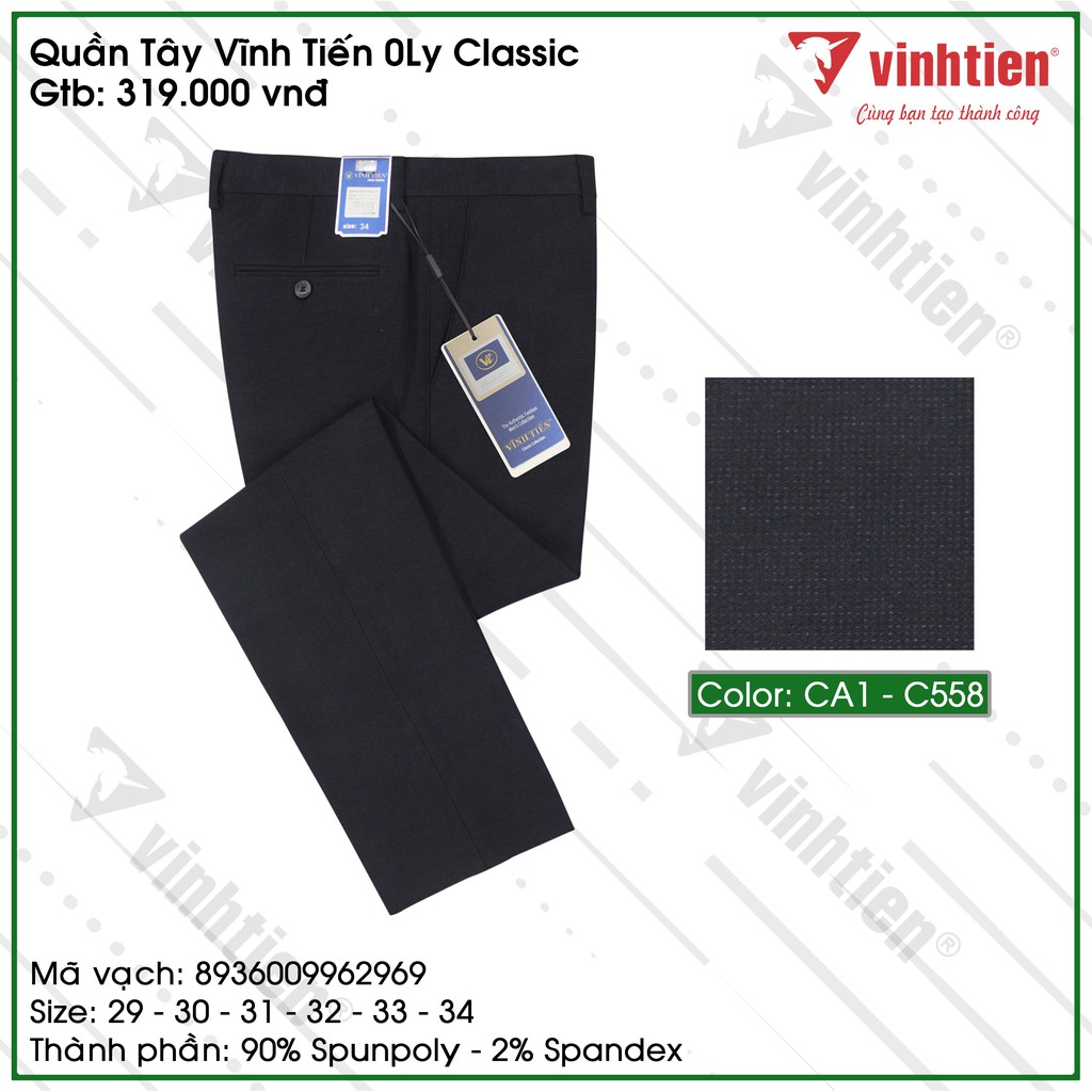 Quần Tây Công Sở Nam 0ly Classic Vĩnh Tiến 319 | BigBuy360 - bigbuy360.vn