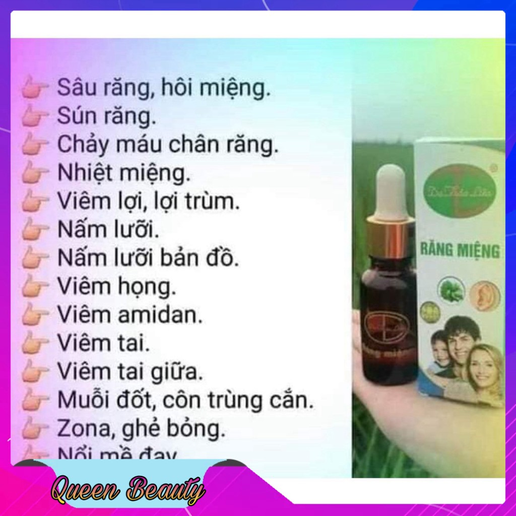 Tinh dầu răng miệng sâu răng hôi miệng Dạ Thảo Liên 20ml tặng cốc lúa mạch