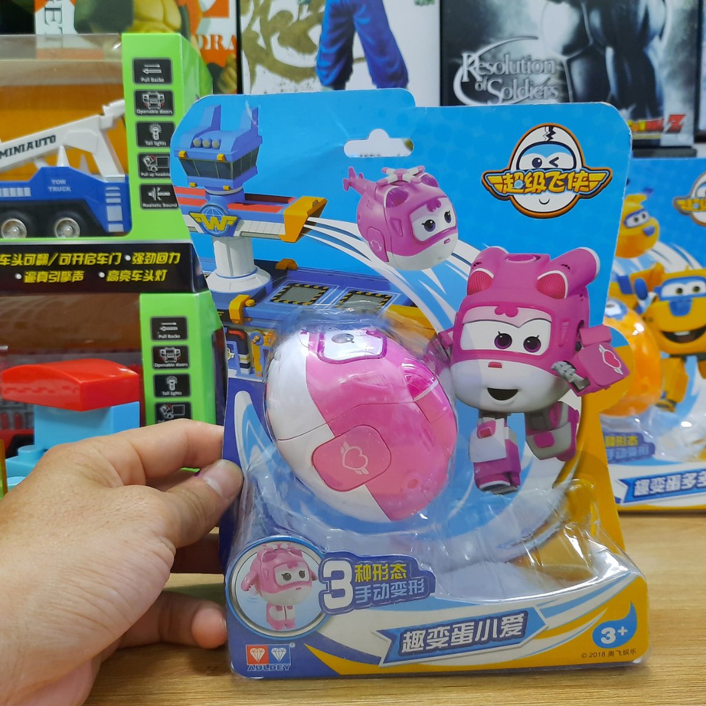 Super wings trứng biến hình đồ chơi trẻ em nhân vật Dizzy lốc xoáy