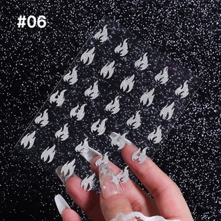 Sticker nail nhũ flash, hình dán móng