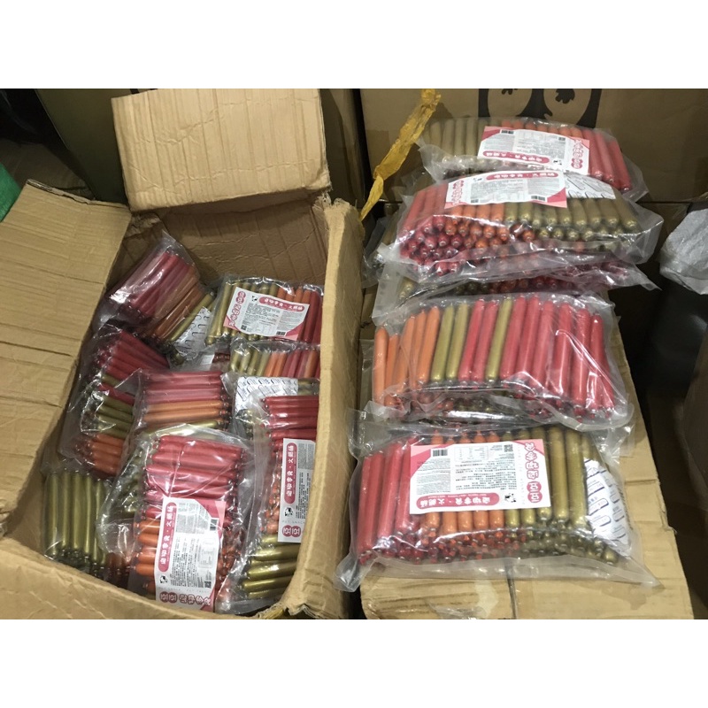 [Mã 11FMCGSALE1 giảm 10% đơn 250K] Xúc xích cả túi 60 cây mix 3 vị cho thú cưng uy uy