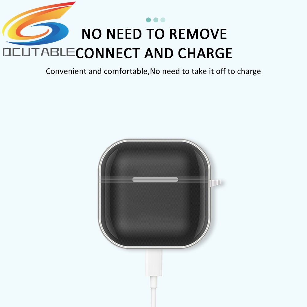 Vỏ bảo vệ hộp tai nghe Bluetooth Lenovo LP40 bằng TPU mềm trong suốt tiện dụng chất lượng cao