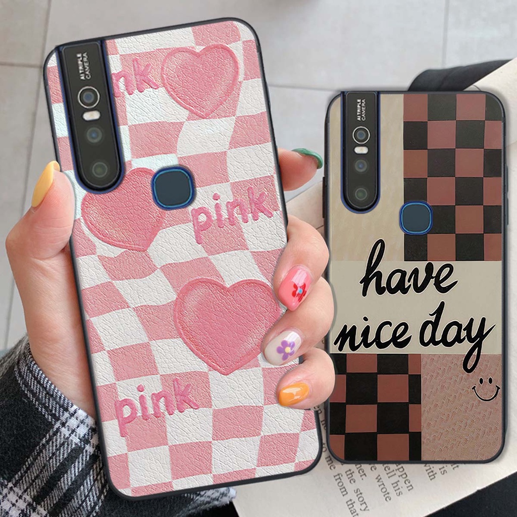 Ốp Vivo V15 / V15 Pro caro trái tim cá tính, thời trang siêu đẹp, siêu phong cách