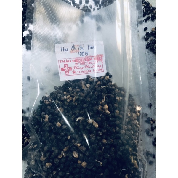 100g hạt đu đủ chín khô