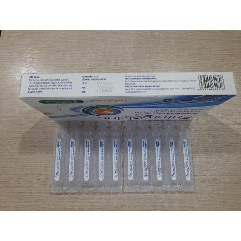 Men vi sinh ENTERGOLZINC dành cho bé từ 0 tháng tuổi - Hộp 20 ống