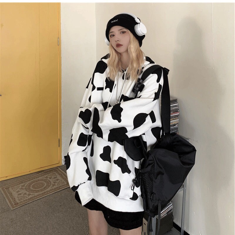 Áo Hoodie Bò Sữa Unisex nam nữ chất cotton xịn hót trend