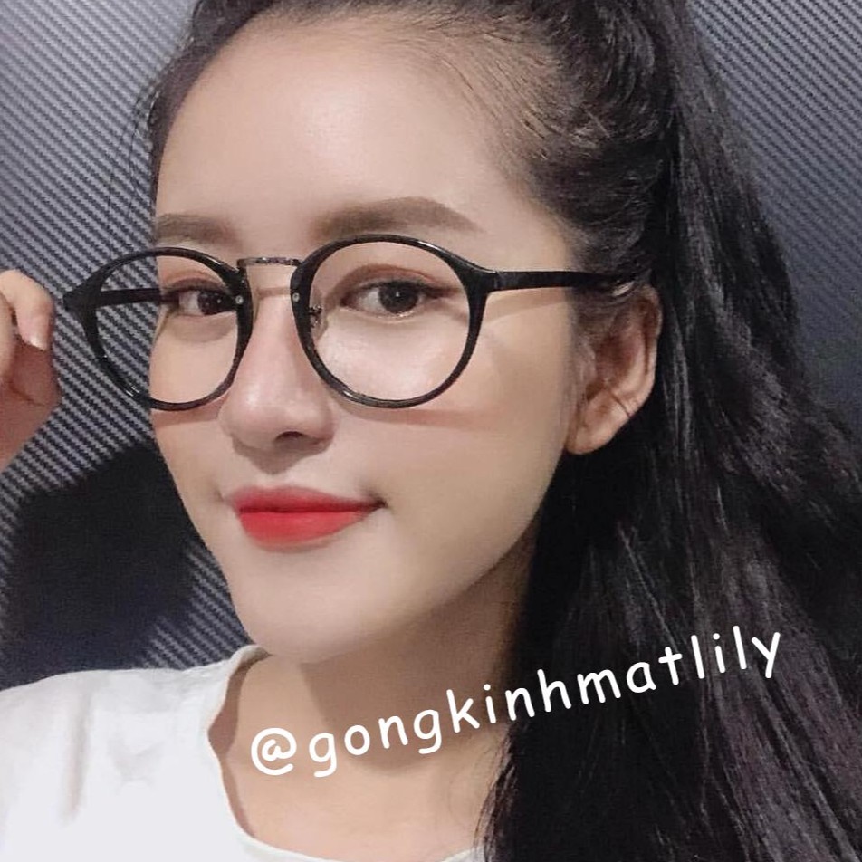 Gọng kính cận tròn nhựa thời trang nữ Lilyeyewear 066 nhiều màu | BigBuy360 - bigbuy360.vn