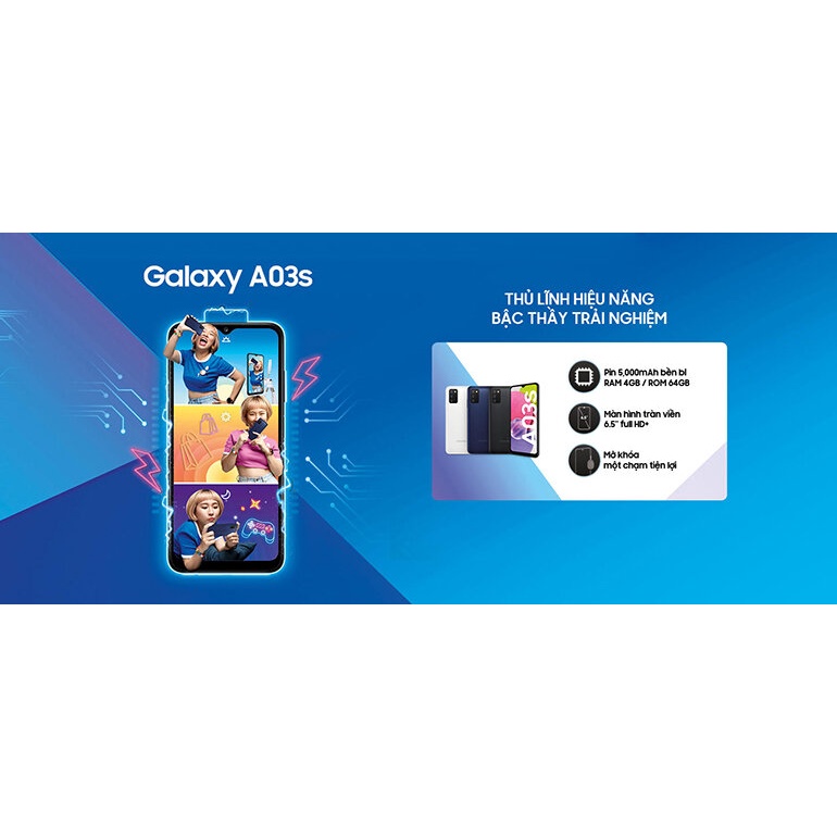 Điện thoại Samsung Galaxy A03s - Hàng Chính Hãng mới 100% Nguyên Seal ! | BigBuy360 - bigbuy360.vn