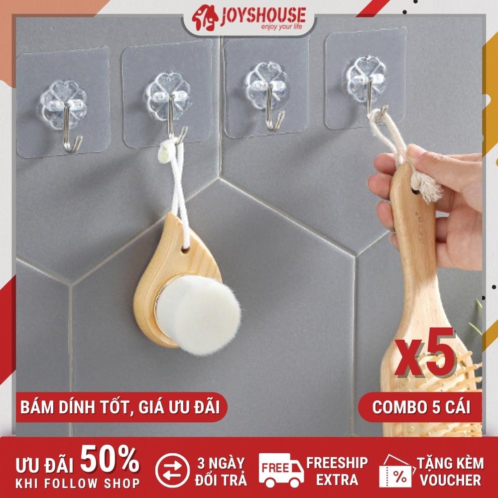 Móc dán tường siêu dính chịu lực cực tốt JOYSHOUSE Combo 5 cái