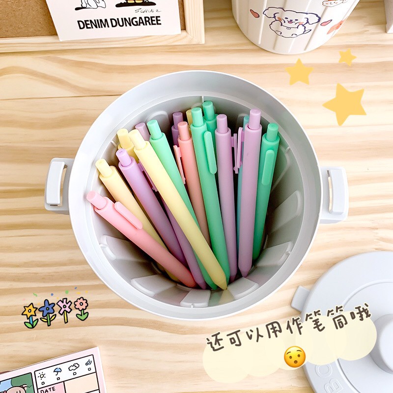 ống đựng bút hình thùng rác mini để bàn, thùng rác nhỏ có nắp, thùng rác decor trang trí bàn học