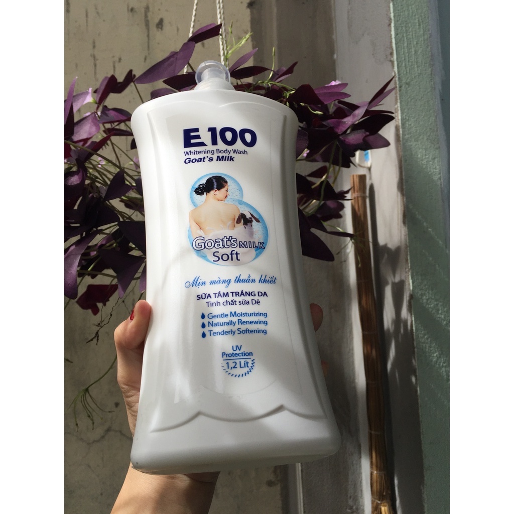 SỮA TẮM TRẮNG DA TINH CHẤT SỮA DÊ E100