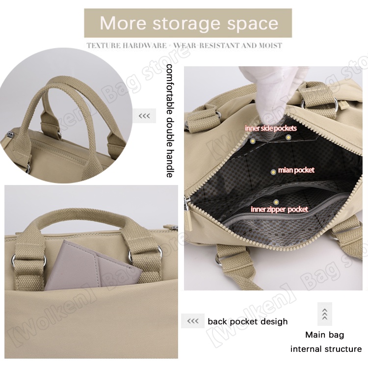 Túi Xách mini Bằng nylon Chống Thấm Nước Thời Trang Hàn Quốc #0485