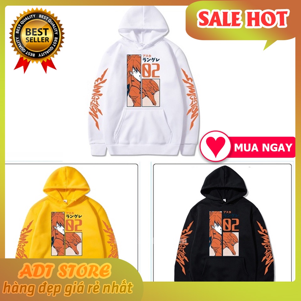 Áo Hoodie In Họa Tiết Anime Evangelion 01 Thời Trang Cá Tính unisex nam nữ độc đẹp giá rẻ 💛