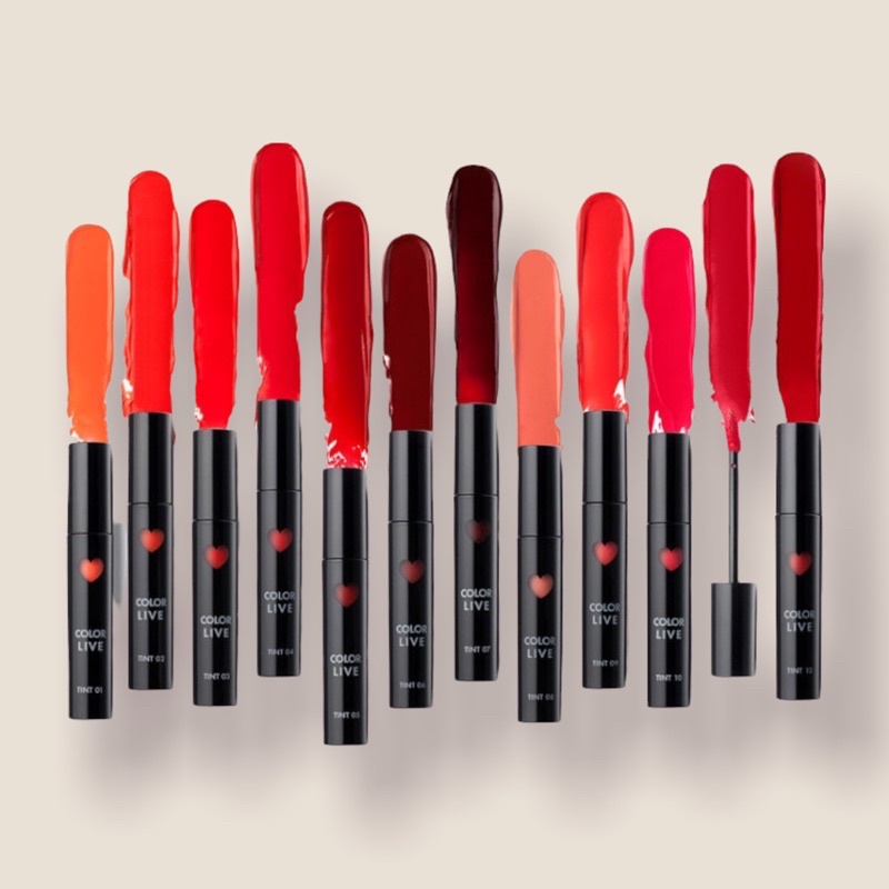 💄Son Aritaum Color Live Tint Màu No.3 Đỏ Cam - 3.5g