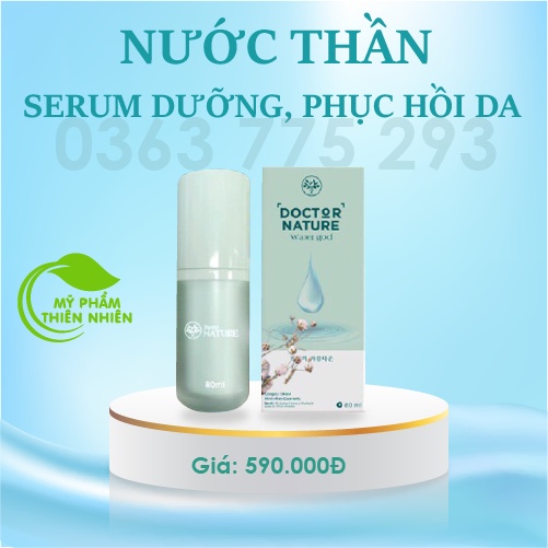 WATER GOL -NƯỚC THẦN PHỤC HỒI DA DOCTOR NATURE ( làm dịu da,phục hồi da,cấp ẩm mềm mịn,nuôi dưỡng da khỏe đẹp,..)