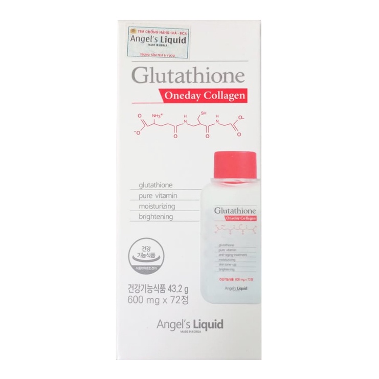 Viên uống Trắng Glutathione 7 Days Angle's Liquid.