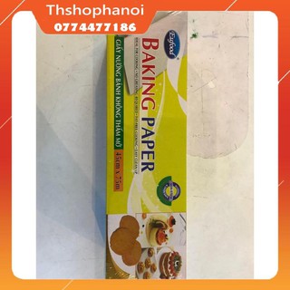 Giấy nến nướng bánh ko thấm mỡ Eufood cuộn lớn 45cm x 75m