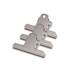 Kẹp giấy bướm inox 76 - 102mm - 145mm, lò xo siêu bền cao cấp