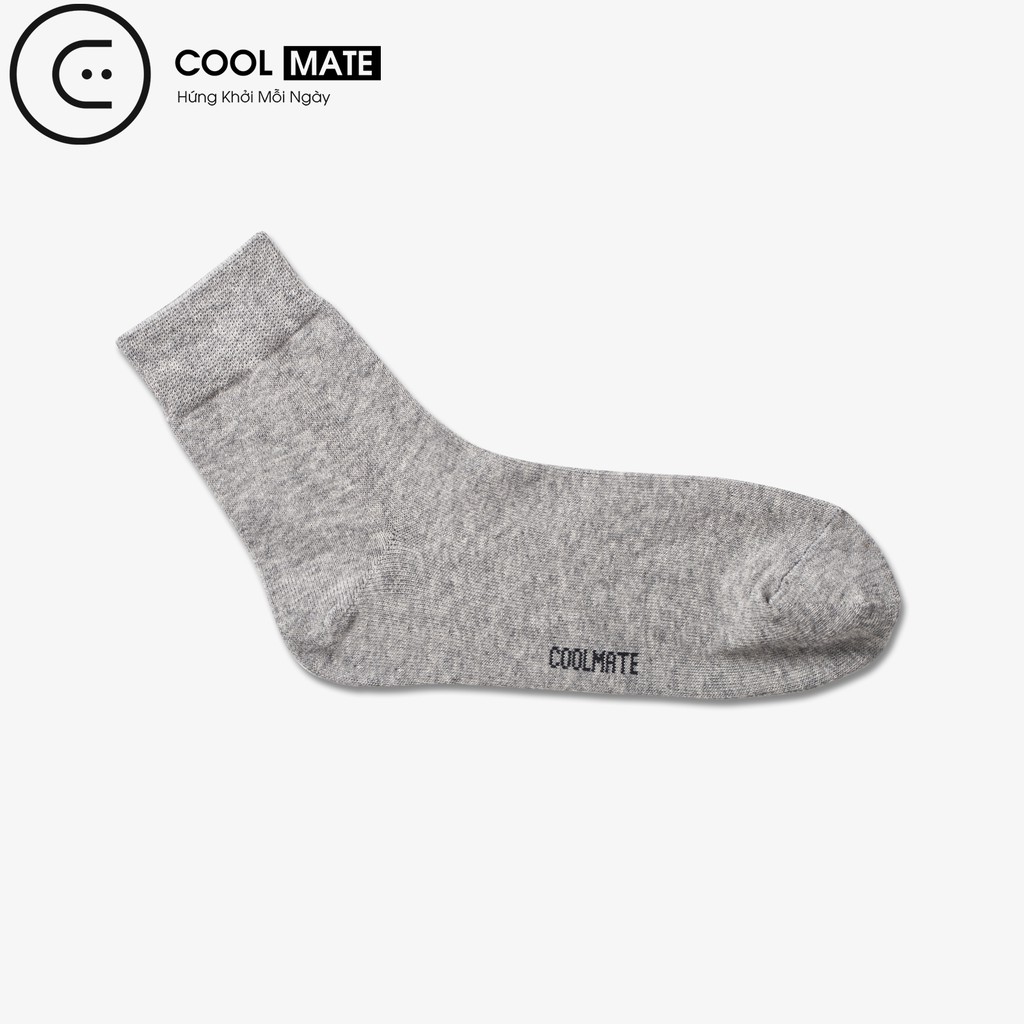 [Mã FAMAYMA giảm 10K đơn 50K] 1 đôi tất cổ trung cotton thương hiệu Coolmate (màu bất kì)