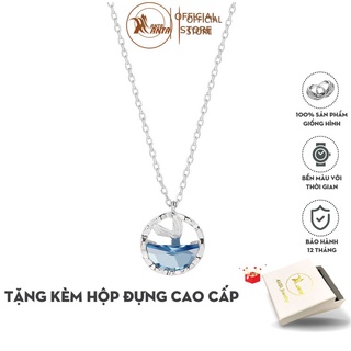 Vòng cổ bạc hình đuôi nàng tiên cá đính đá pha lê siêu phẩm 2021 ANTA Jewelry -ATJ3559