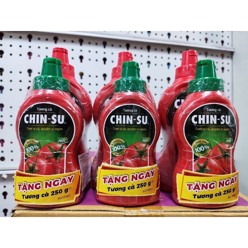 TƯƠNG ỚT CHIN-SU 500g tặng tương cà 250g