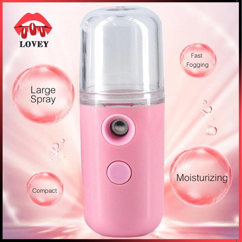 Máy phun sương xông hơi mặt cầm tay, máy phun hơi nước mini giữ ẩm da Nano