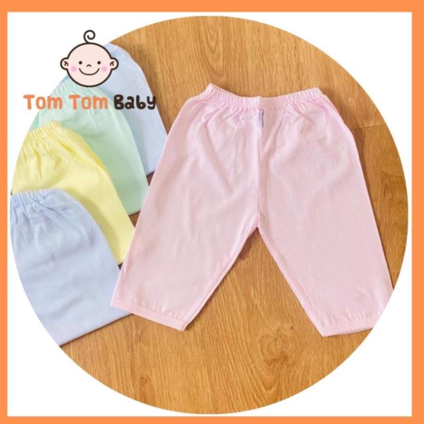 Quần sơ sinh Dài Màu JOU - Size 1-3 cho bé sơ sinh- 9kg - Chất vải cotton 100% mềm, mịn, thoáng mát