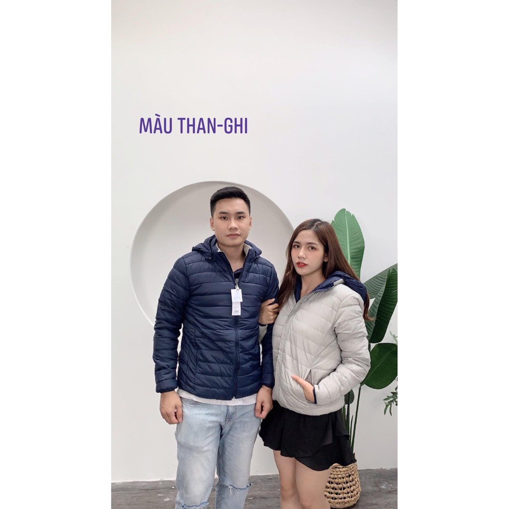 Áo Phao - Áo phao nam nữ lông vũ 2 mặt có mũ siêu nhẹ, siêu ấm, hàng chất lượng cao mẫu hot 2022