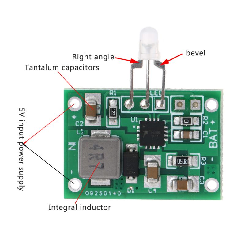 Bảng Mạch Sạc Pin Lithium 3.7v 3.2v Lfepo4 TP5000 3.6v / 4.2v 2A Chuyên Dụng