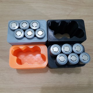 [DIY] Khuôn đóng cell pin 18650, 3 cell 2 hàng lệch dành cho pin lion National 12v | Nati lùn