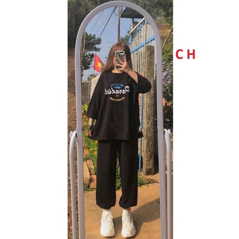 Bộ áo POR+quần bom chun gấu CH12