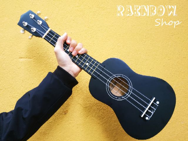 [CÓ VIDEO] ĐÀN UKULELE MÀU SOPRANO 21" GIÁ RẺ (CẦN GỖ)