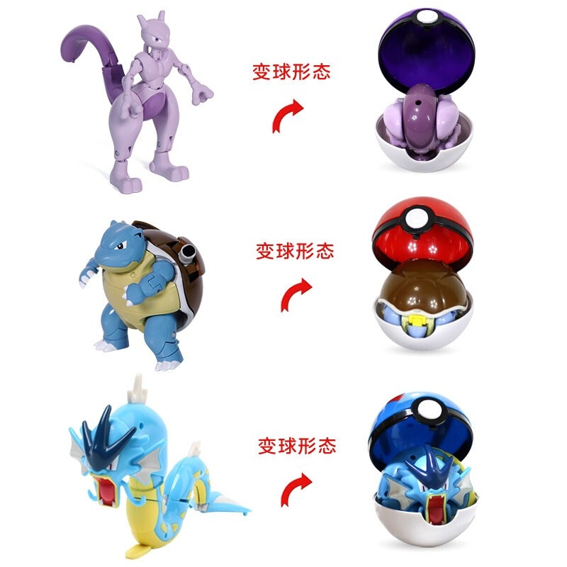 Bộ Bóng Đồ Chơi Mô Hình Pokemon Vui Nhộn Cho Bé