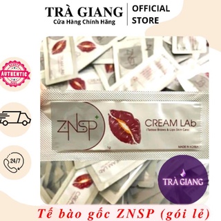 Dưỡng mềm kích bong znsp cream lab dưỡng ẩm giảm mụn nước phun xăm tế bào gốc znsp
