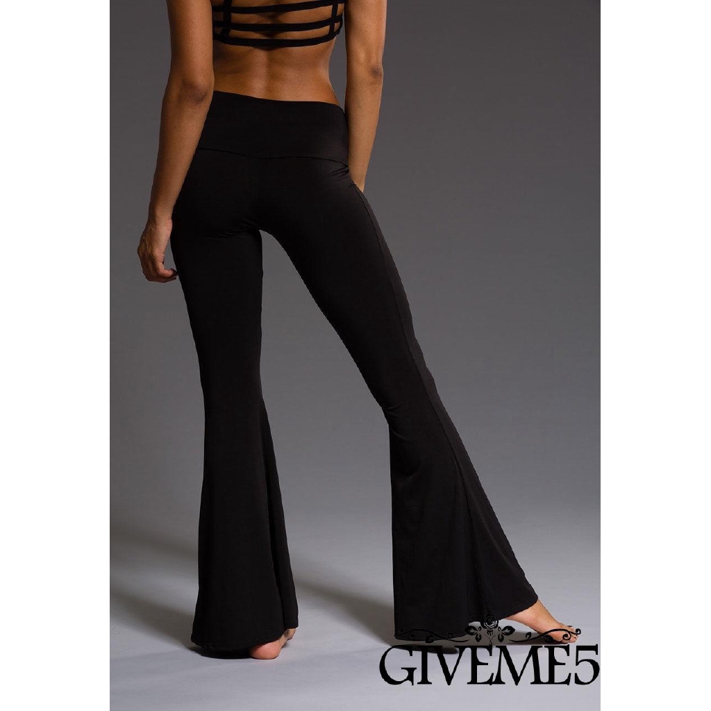 Quần dài lưng cao ống rộng phong cách cổ điển cá tính cho nữ