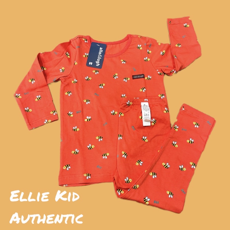 Quần áo ngủ cho bé cotton organic 100% Allo & Lugh thương hiệu Hàn Quốc cho bé size từ 80-120
