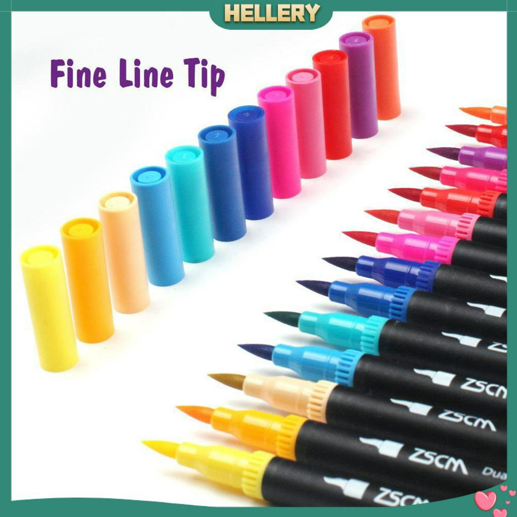 Set 32 Cọ Vẽ Hai Đầu Không Độc Hại Cho Người Lớn