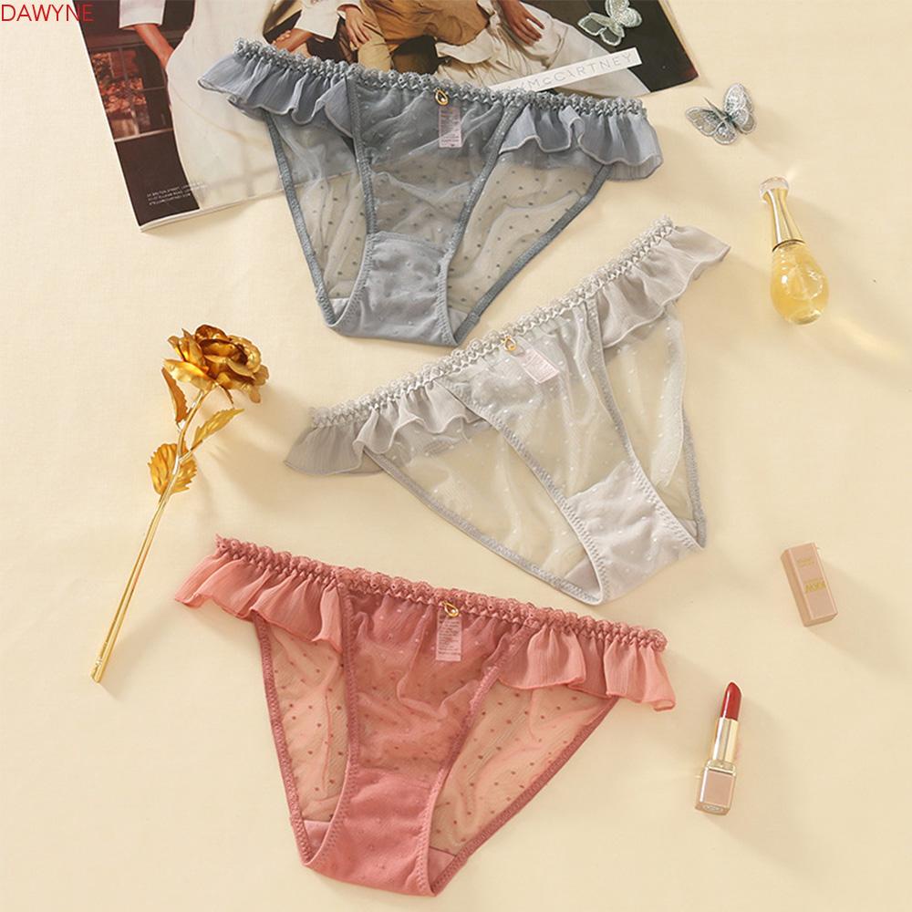 DWAYNE Lace Panties Intimates Temptation Sexy Transparent Mesh Low waist Lingerie