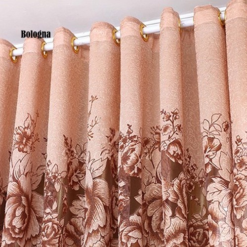 Rèm cửa sổ Vải Tuyn In Hoa Sang Trọng