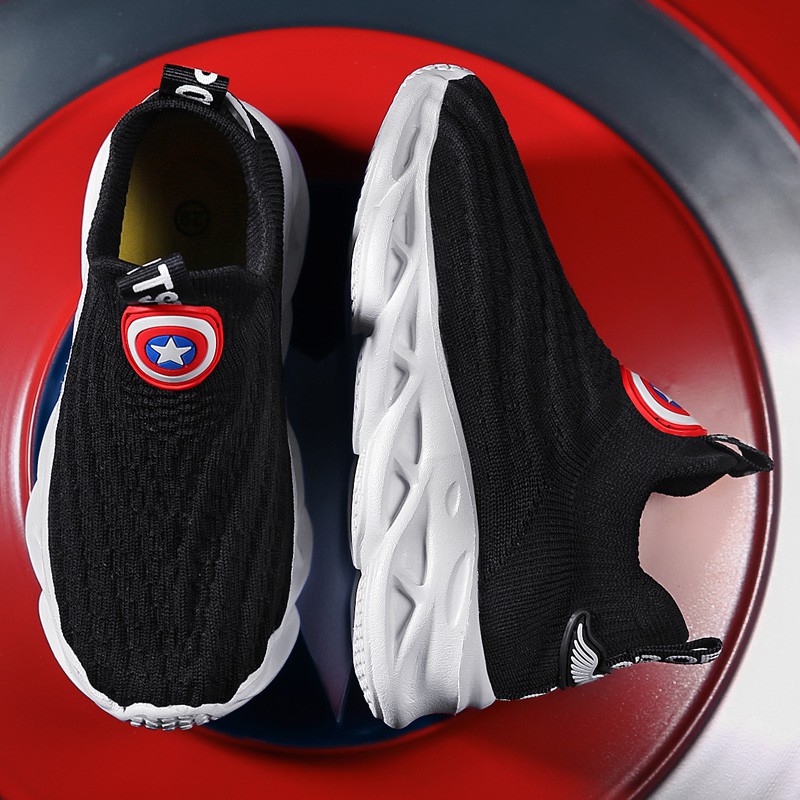 Ready Stock Giày Thể Thao Màu Trắng Sữa Size 26-39 Cho Bé Trai 5-14 Tuổi Size 26-39