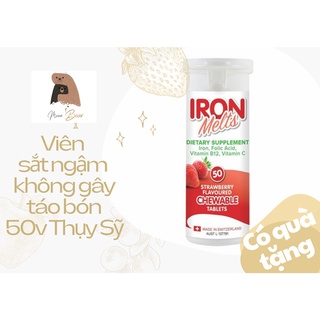 Viên sắt ngậm bổ máu iron melts