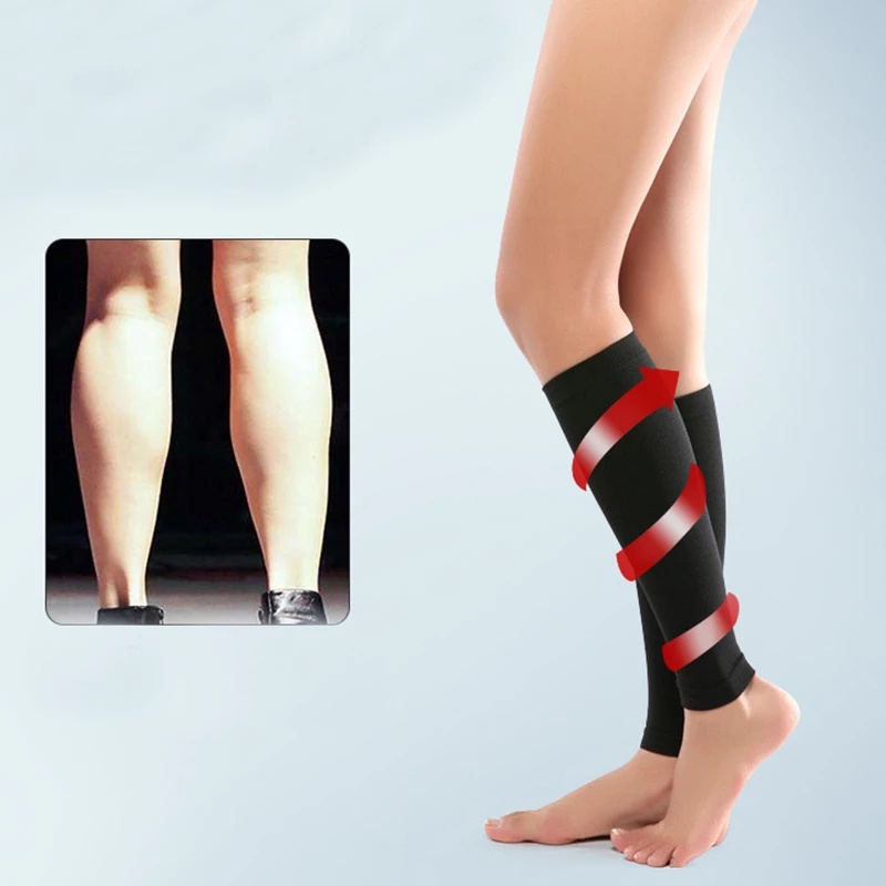 Vớ Nén Y Tế Co Giãn Thoáng Khí Chống Tĩnh Mạch Hỗ Trợ Định Hình Chân Chống Ma Sát Cải Thiện Lưu Thông Máu Khi Chạy Bộ Ngoài Trời