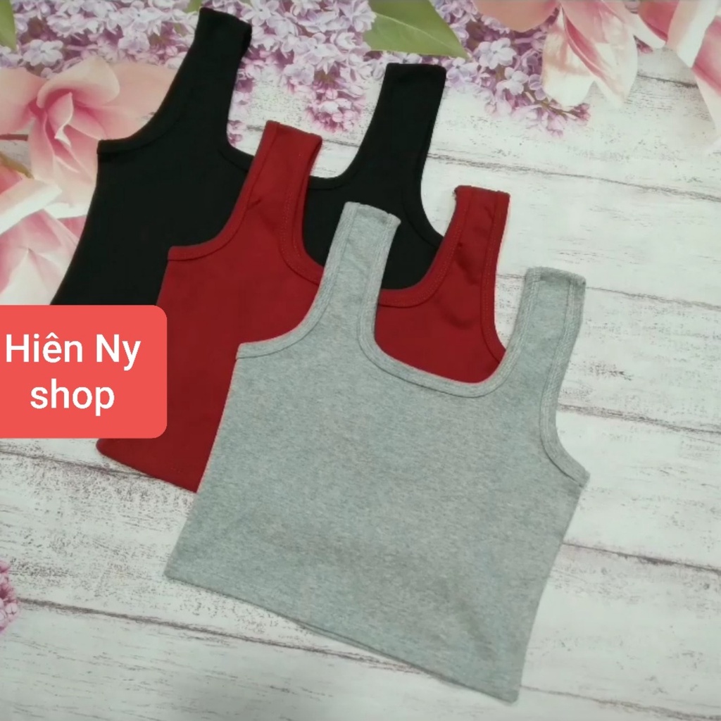 Áo thun sác nách crop top nữ _ áo ba lỗ croptop nữ