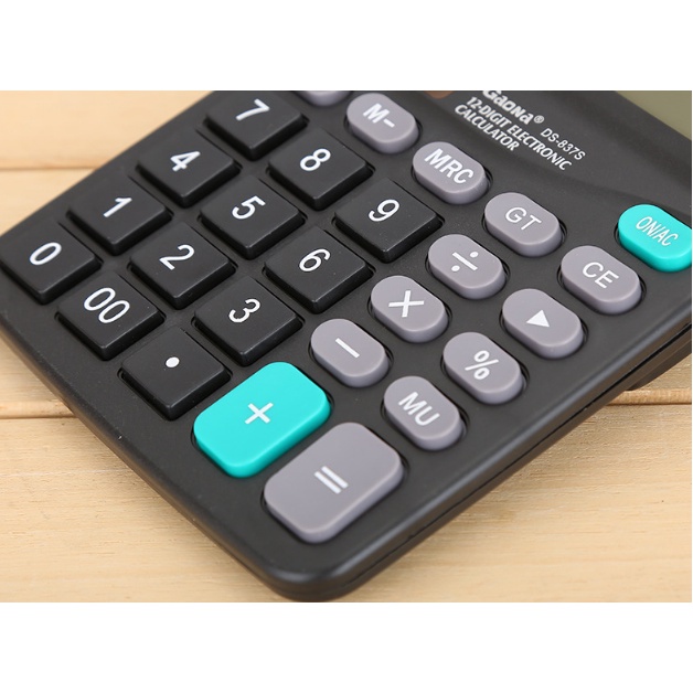 Máy tính Cầm Tay Dexin DX-837B- Dùng Năng lượng mặt trời hoặc Pin