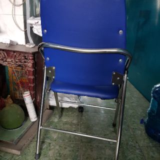 Ghế xếp inox lưng cao