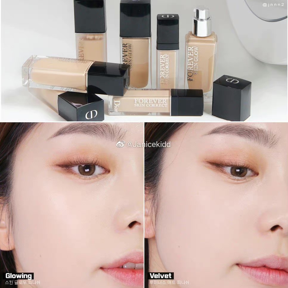 [BILL US] Kem nền Dior Forever Skin Glow Foundation siêu căng bóng, cho lớp nền tự nhiên chỉ số chống nắng SPF35 lọ 30ml