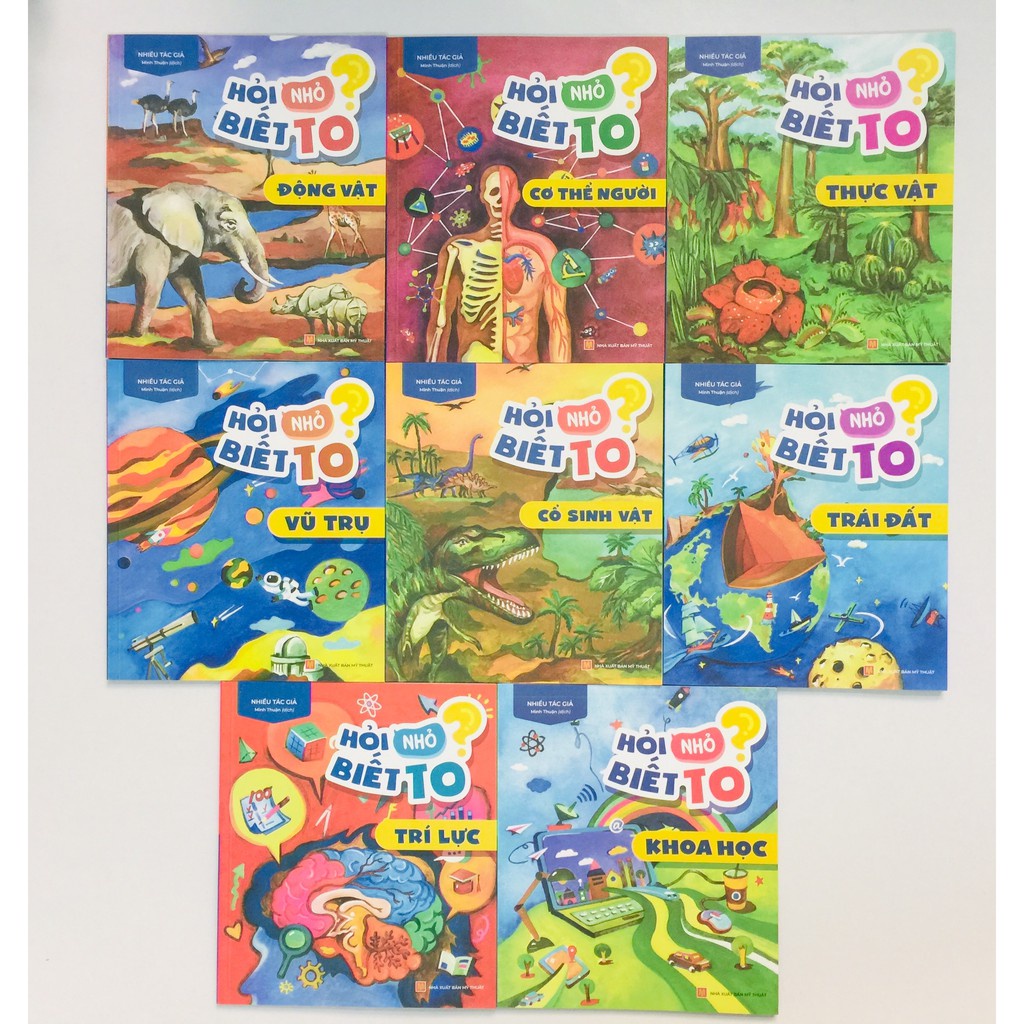 Sách: Combo Hỏi Nhỏ Biết To - Trọn Bộ 8 Cuốn