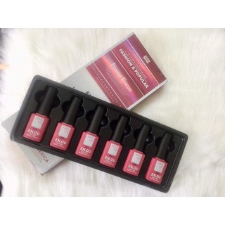 Sơn Gel Enou - Set 6 chai hồng