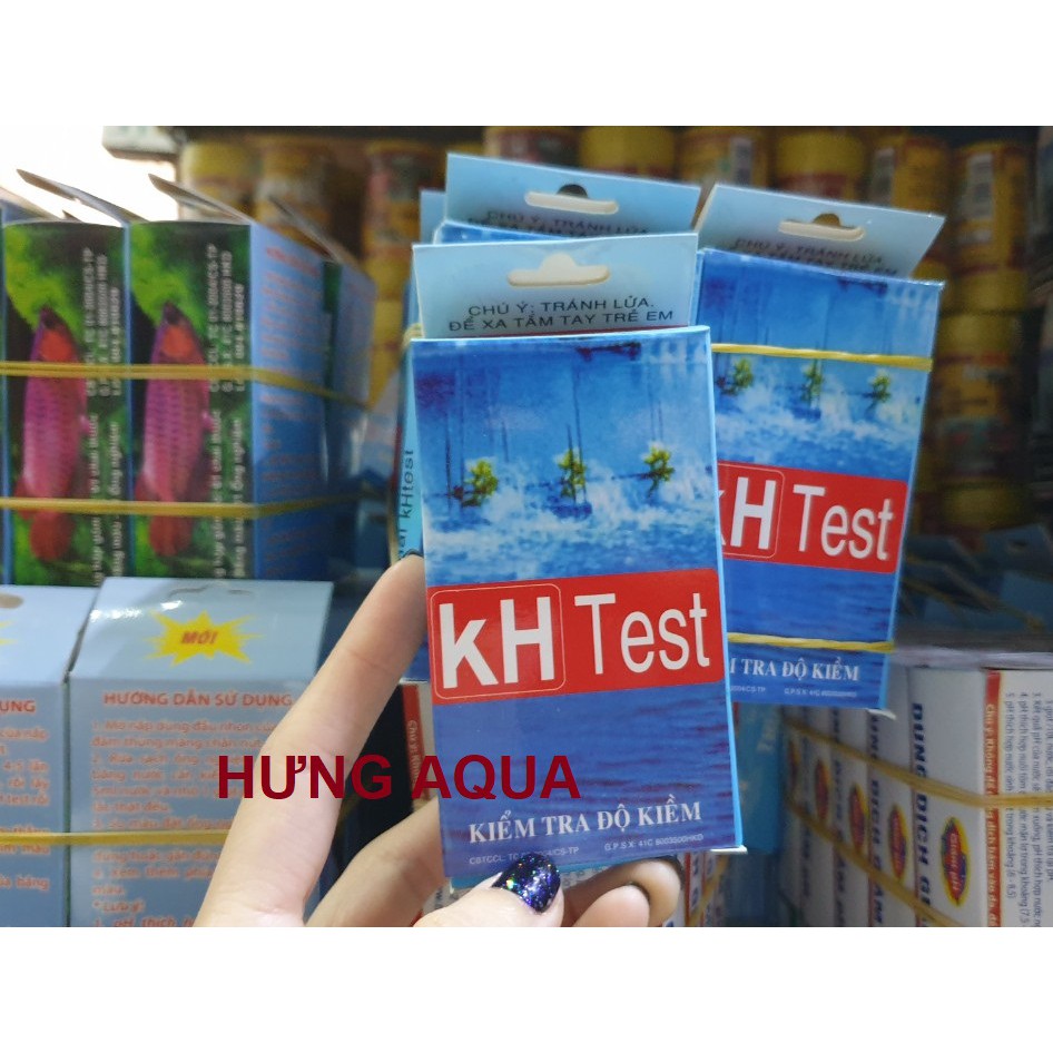 Test pH nước - Bộ test PH kiểm tra độ kiềm nước hồ cá (kết quả chuẩn)