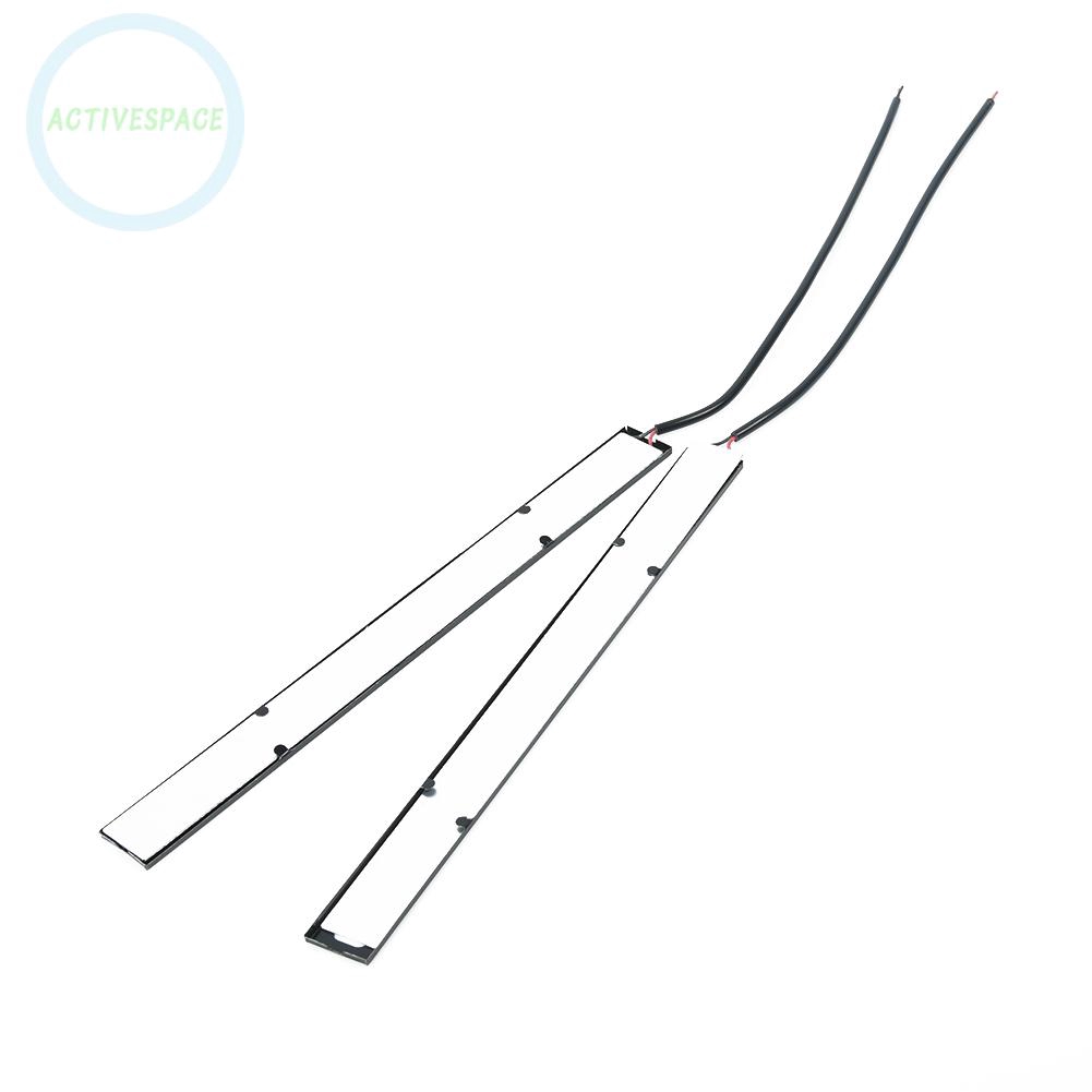 Bộ 2 dải đèn LED COB màu đỏ 12V chống thấm nước chiều dài 17cm cho xe hơi